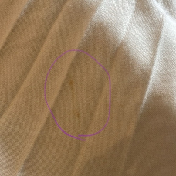 Vintage Pleated Midi Skirt Ivory - Picture 6 of 6